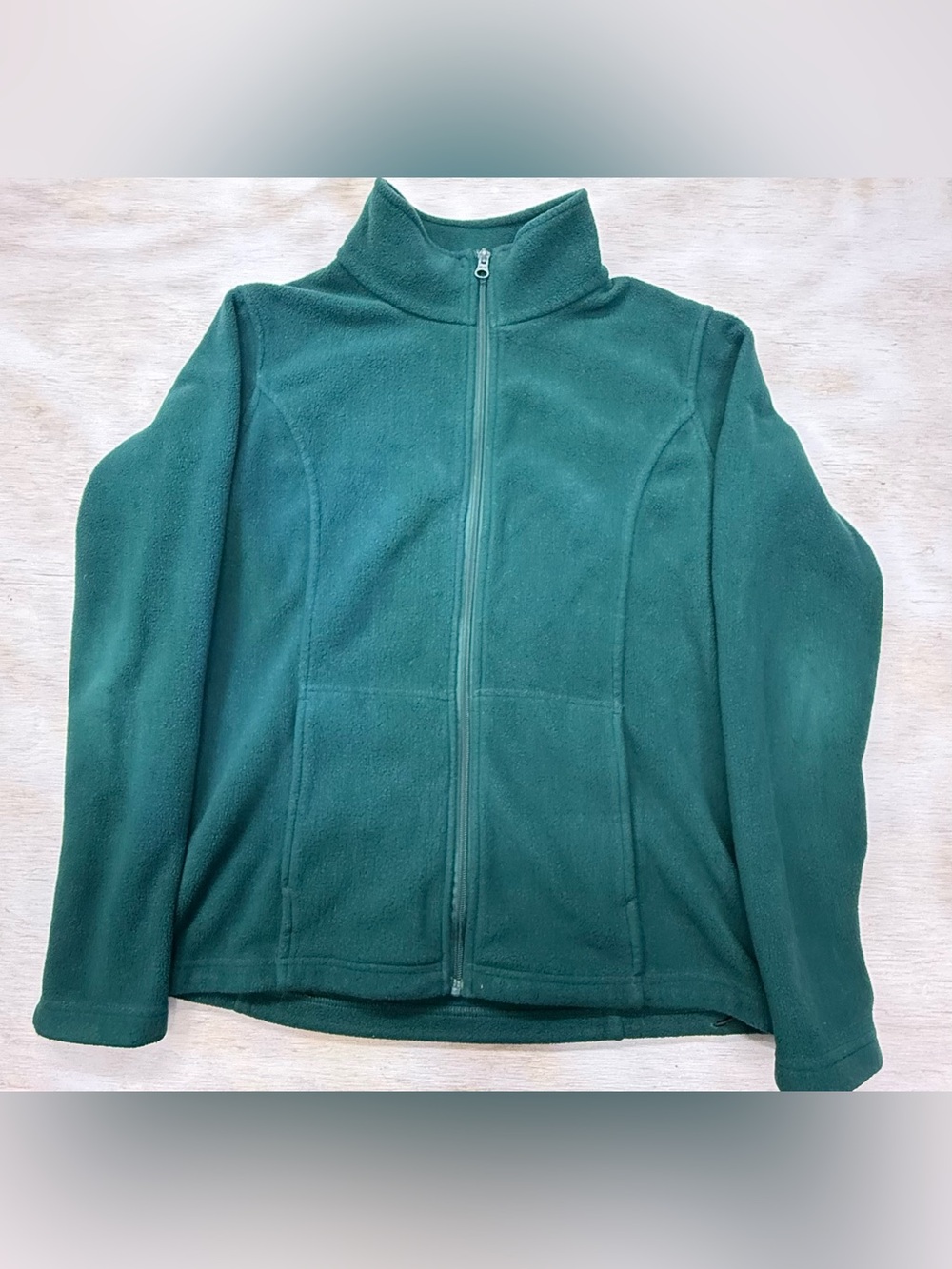 Bass Pro Shops Teal Green Full-Zip Fleece Jacket Women’s Medium
